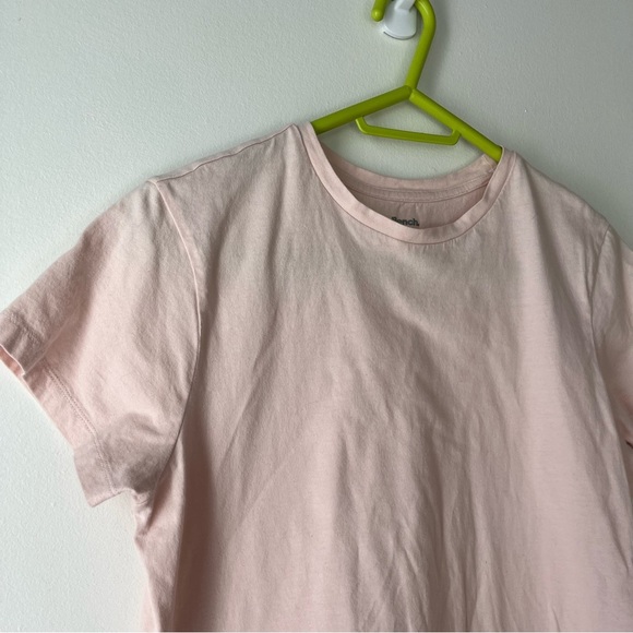 Bench pink short sleeve casual tee shirt t-shirt boxy 100% cotton women’s medium - Picture 4 of 8